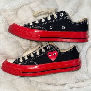 Converse Black and Red Sneakers